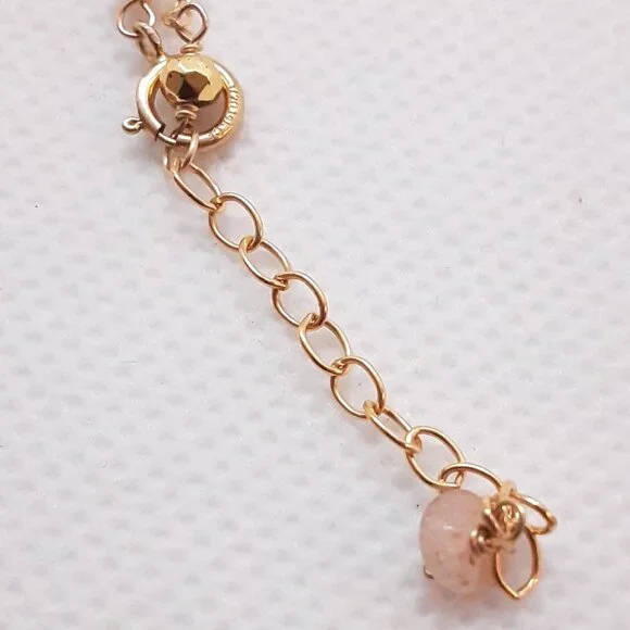 New genuine stone 14kt gf necklace - Picture 5 of 7